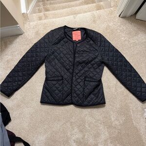 J. Crew Women's Black Quilted Puffer Jacket
